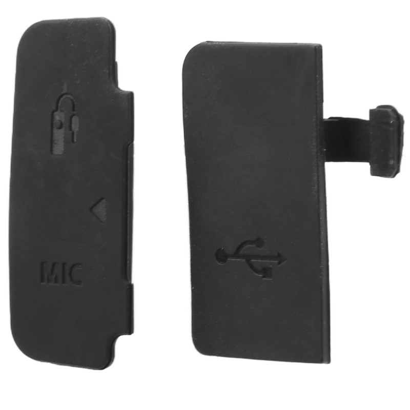 2PCS Digital Camera MIC Interface Door Cover Rubber Camera Repair