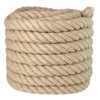 Manila Rope 1-1/2 Inch x 50 Feet, Twisted Thick Rope