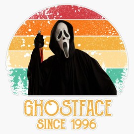 Vintage Horror Ghostface Since 1996 Bumper Sticker Vinyl Decal 5"