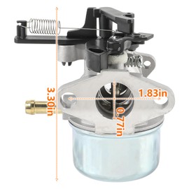 GoaMotors Carburetor Fit for Troy Bilt 7.75 Hp 8.75 Hp 8.5Hp 190CC Pressure Washer Replaces 591137 590948 2700PSI 2800PSI 2900PSI 3000PSI Carburetor