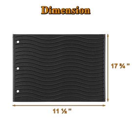 56425 Griddle Grill Replacement Parts for Napoleon Rogue 425 625 SE 425 RSIB Rogue XT 425 XT 625 RXT625SIBPSS-1 XT 425 SIB R425PK-1 Cast Iron Reversible Griddle Freestyle 365 Grill Griddle Plate