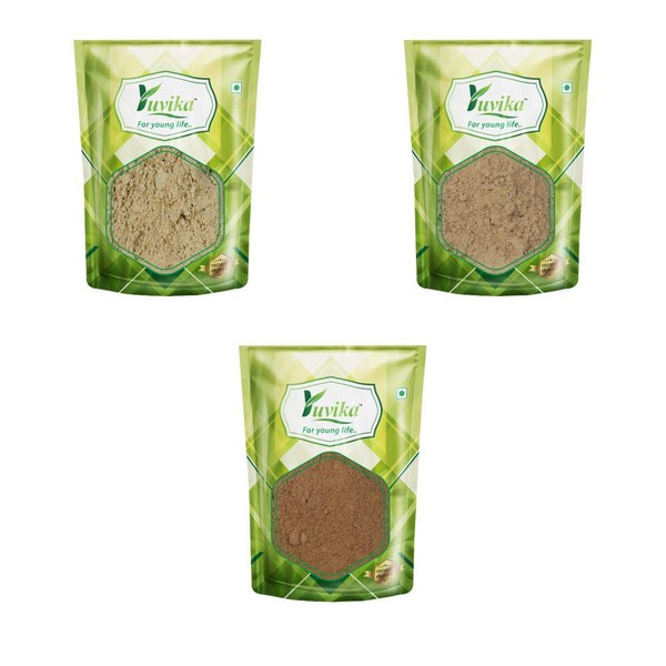 YUVIKA Combo Pack for Hair Care - Awla Powder -