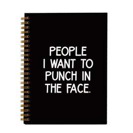hold fizz Funny Office Gifts Notebook Journal, Gag Fun Gifts for Coworker Employee Colleague Boss Adults Friends, Punch In The Face, Snarky Sarcastic Gift for Women Men, Spiral Notebook 5.5 x 8.3