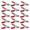 20 Pcs 2 Inches Small Spring Clamps Metal Spring Clips