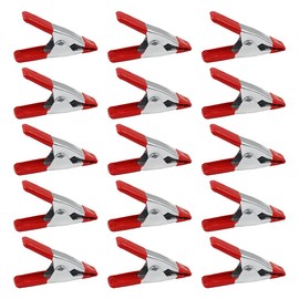 20 Pcs 2 Inches Small Spring Clamps Metal Spring Clips Jaw Opening Clamps Heavy Duty Spring Clamps with Rubber Tips for Woodworking