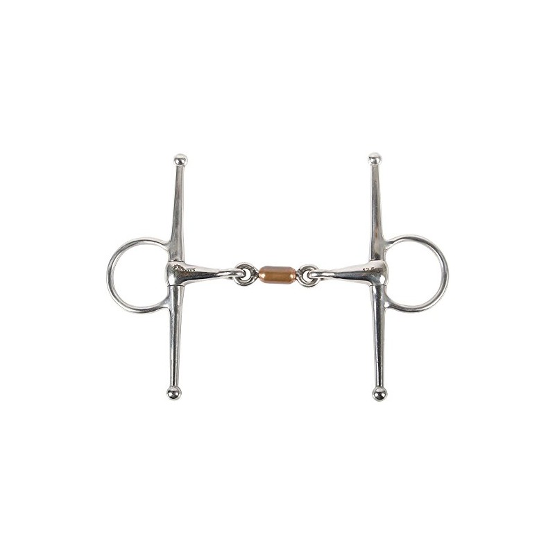 Harry's Horse Double Jointed Snaffle with Copper Roller 13 mm,