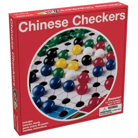Pressman Chinese Checkers - Classic Game of Strategy for 2-6 Players -Pressman Toys Brand