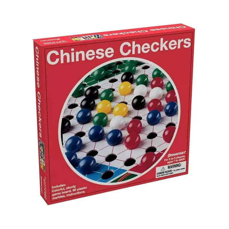Pressman Chinese Checkers - Classic Game of Strategy for 2-6