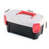 Smart Tool Box with Integrated Tool Carrier ABS Plastic Clamp