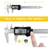 Adoric Digital Caliper, Electronic Digital Caliper Stainless Steel Body with