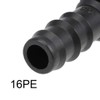 sourcing map Barb Drip Pipe Connector 16PE Hose Fitting Straight
