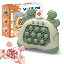 Quick push toys with lights and pop-up patterns. Anxiety electronic toys suitable for children and adults. A fun multiplayer game suitable for the whole family. Relieve stress with small toys.:_brown