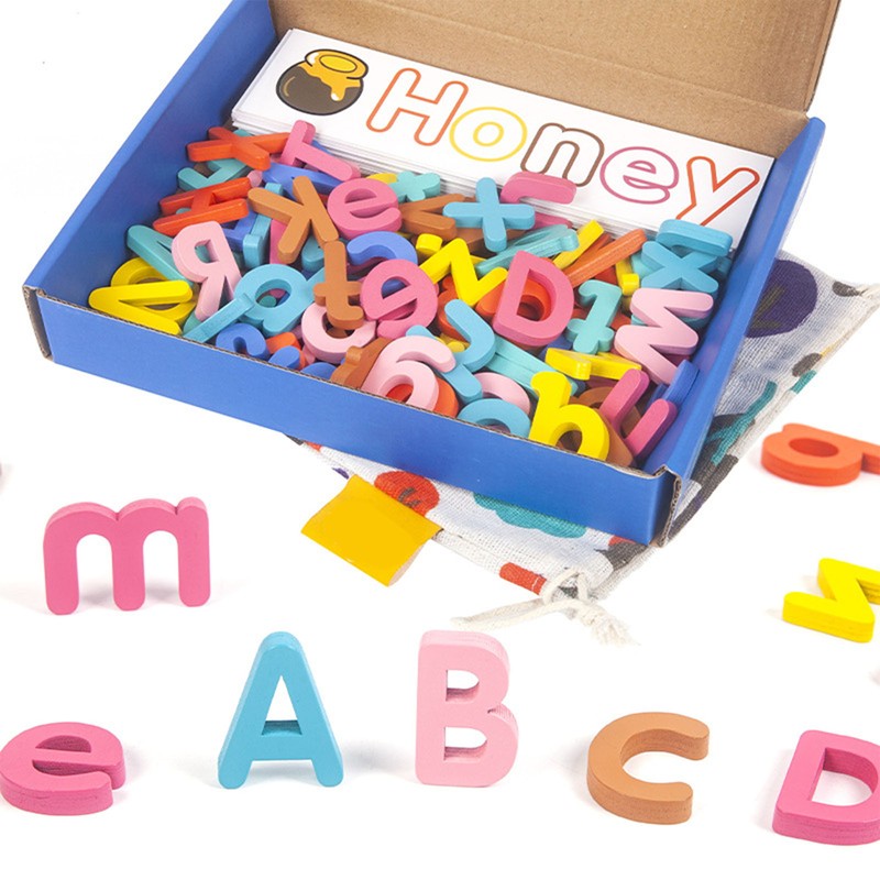 Spell Learning Toy Educational Wooden Matching Letter Toy for Preschool