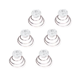 Autiga Hair Curlies, Crystal Hair Spirals, Silver Plated Hair Curlies, Wedding / Bride / Communion Hair Jewellery, Silver Plated