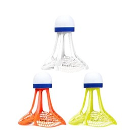 SAKIRABITO Badminton Shuttle Set of 3 Air Outdoor Wind Resistant Outdoor Play Park Practice Hyper