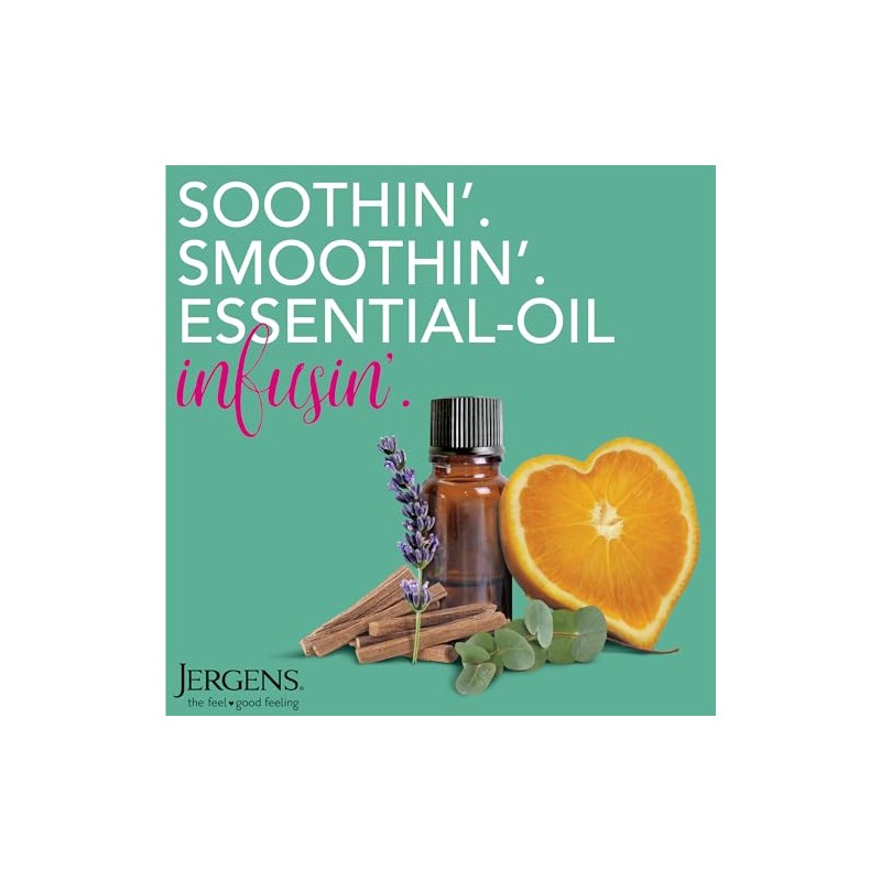 Jergens Sweet Citrus Body Butter Moisturizer, 7 Ounce Lotion, with
