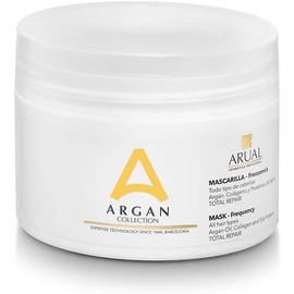 ARUAL Mascarilla Reparadora Cabello Dañado con Aceite de Argán Total Repair Hidratación Profunda Brillo Anti Frizz 250ml