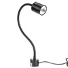 5W Black Goose Neck LED Working Light with Round Magnetic