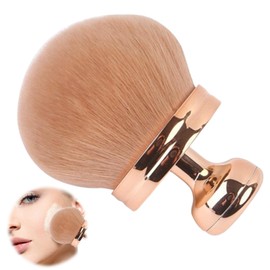 Girihe 1 PCS Tanning Brush for Body, 8.8cm X 7.4cm Oval Large Body Makeup Brush for Tanner, Tan Brushs f or Legs Arms Face Bodyy (Rose Gold)