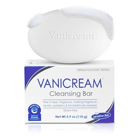 Vanicream Cleansing Bar | Fragrance, Gluten and Sulfate Free | For Sensitive Skin | Gently Cleanses and Moisturizes | 3.9 Ounce | Pack of 12