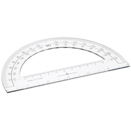 Sparco Plastic Protractor, 6-Inch Long, Clear (SPR01490)