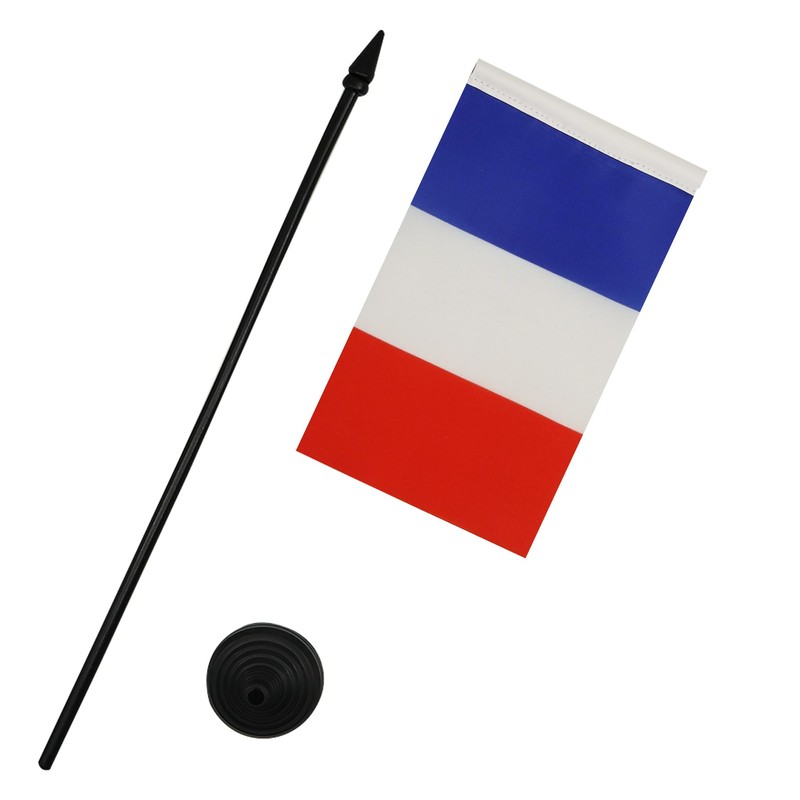 AZ FLAG France Table Flag 4'' x 6'' - French