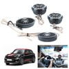 Car Loudspeakers Stereo Round Tweeter with Chrome Plated Spider Pattern