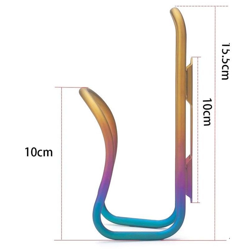 Titanium Bike Water Bottle Cage 32 grams Multicoloured