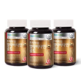 Nutri D Day Premium Multivitamin Gold 90 tablets (3) / 뉴트리디데이 프리미엄 멀티비타민 골드 90정 3개