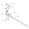 Tone Ratchet Handle Repair Kit RK-471N 3/4 inch (19.0 mm) Drive