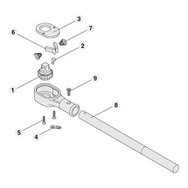 Tone Ratchet Handle Repair Kit RK-471N 3/4 inch (19.0 mm) Drive