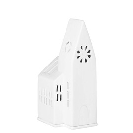 Räder Lichthaus kleine Kirche, Weiß, Porzellan mit Relief und Prägung