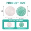 2PCS Crunchy Squishy Ornament, Pink and Green Tactile Tools, Handheld