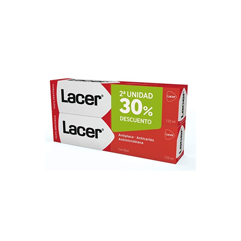 Lacer duplo pasta 2x 125 ml