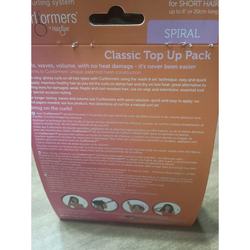 Curlformers SPIRAL 10 Pack For Short Hair Up To 8"