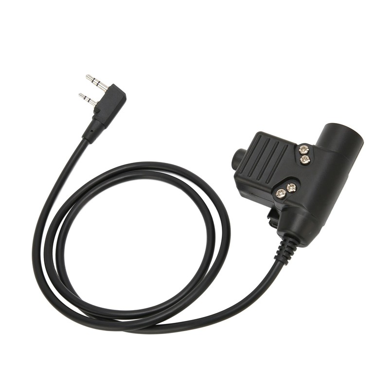 U94 PTT System Military Adapter 2 Pin 3.5mm Headset Adapter