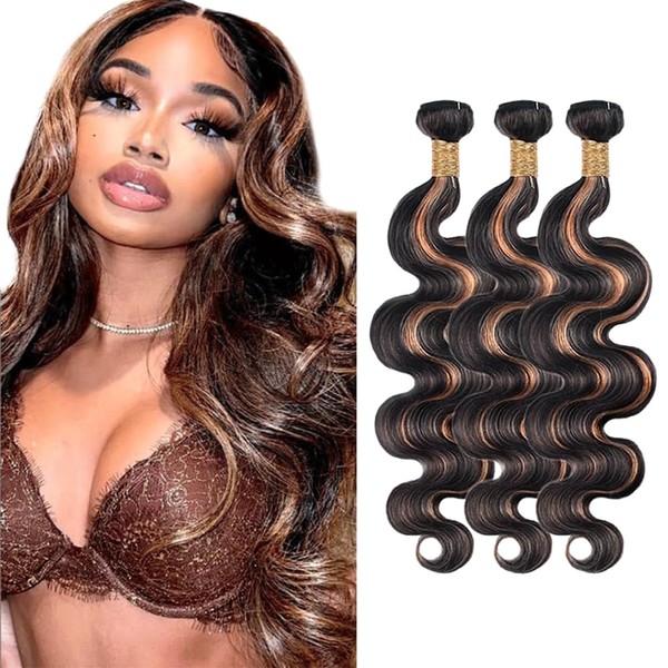 Fb30 Bundles Highlight Body Wave Human Hair Bundle P1B30 Highlight