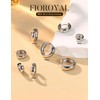 FIOROYAL Hoop Earrings 925 Silver - Earrings Silver 925 Hoop