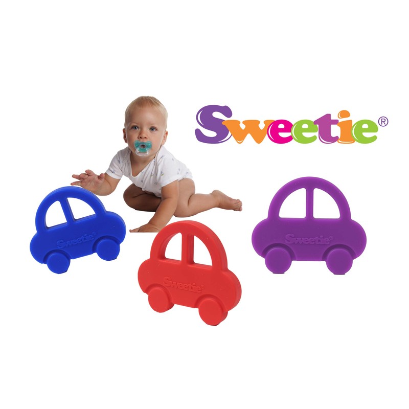 Sweetie Teether Teething Car Toys Silicone Teething for Babies Silicone