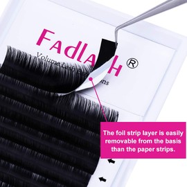 Classic Lash Extensions Eyelash Extension Supplies Black Individual Lash Extension Matte Dark Classic Eyelash Extensions Professional (0.15-C, 11mm)