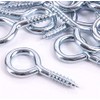 Large Screw in Eye Bolt Hooks 65mm Zinc Plated Eye