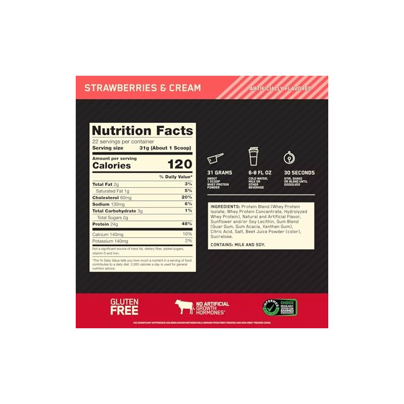 Gold Standard 100% Whey Protein Powder | Whey Protein Isolate