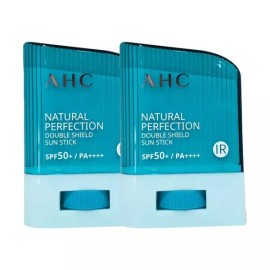 Koreana AHC 내추럴 퍼펙션 더블 쉴드 선스틱 14g x 2ea AHC Natural Perfection Double Shield Sunscreen Stick 14g x 2ea
