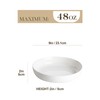 MALACASA 48 Oz Pasta Bowls Set of 4, 9 Inch