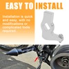 LOOBOR Adjustable Kickstand Stop Jiffy Stand Leg Stop Replacement For