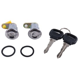 DUDSN Door Lock Cylinder with 2 Keys Set BE32-76-210 BE32-76-220 Compatible with Mazda RX-2 RX-3 RX-4 RX-7 Rotary Pickup GLC B1800 B2000 B2200 B2600 626 for Ford Festiva