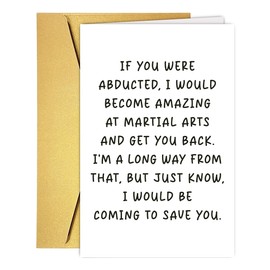 GVMGVM Funny Birthday Card for Husband Boyfriend Wife Girlfriend, Humorous Anniversary Card for Partner Spouse, Hilarious Long Distance Love You Cards