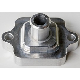 JJ and A Racing Products Inc. RZR4 RZRS 800 BILLET CNC VALVE COVER VENT BLOCK, PERFECT FOR SNORKEL KIT, RAW