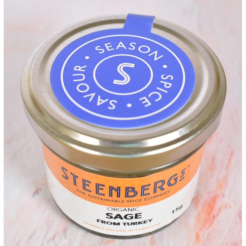 Steenbergs Organic Sage Dried Standard Jar - 15 g