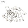 PATIKIL 52x19mm Downlight Spring Clips, 10 Pack Emitting Diode Recessed